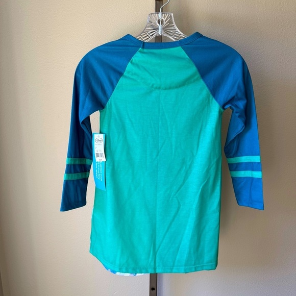 Disney Elsa Frozen crew neck long sleeve night shirt size 5/6 NWT - Picture 4 of 8